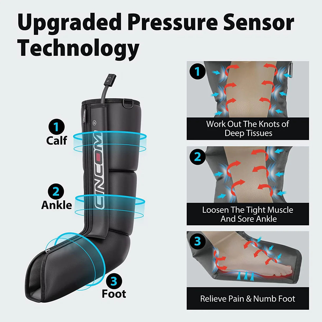 Advanced Leg Recovery Boots For Circulation 069A