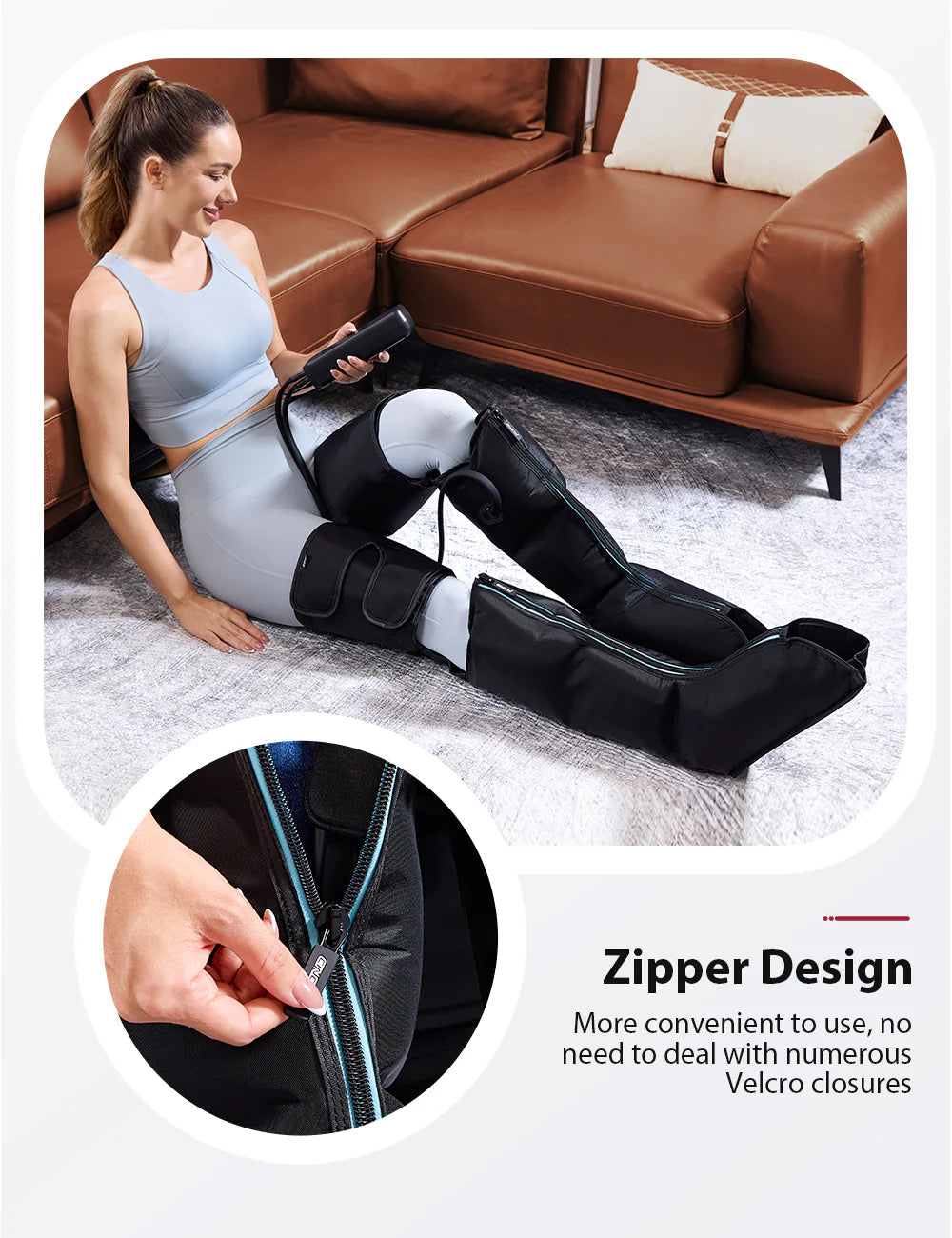 3 in 1 Full Leg Compression Massager for Circulation 105A