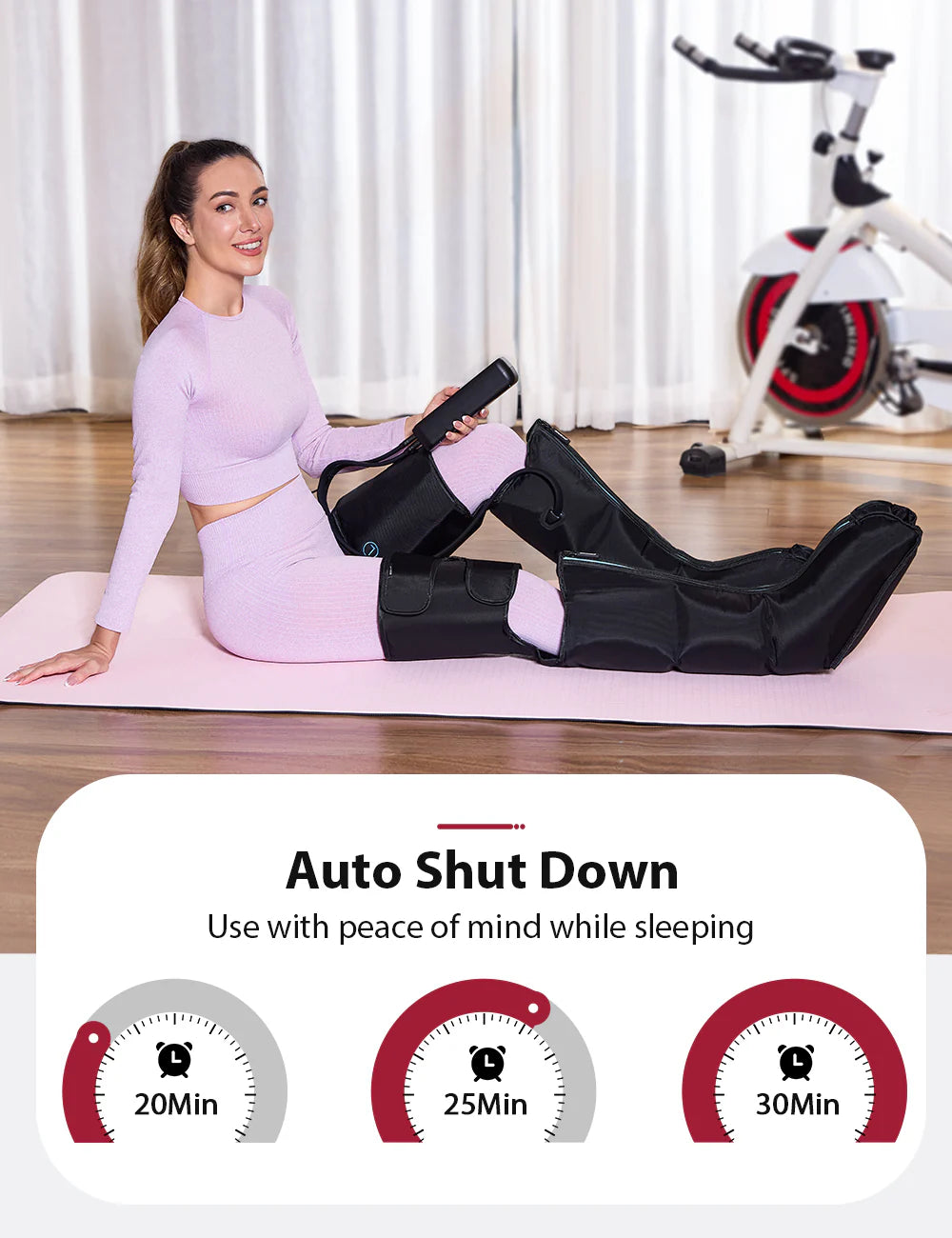 3 in 1 Full Leg Compression Massager for Circulation 105A