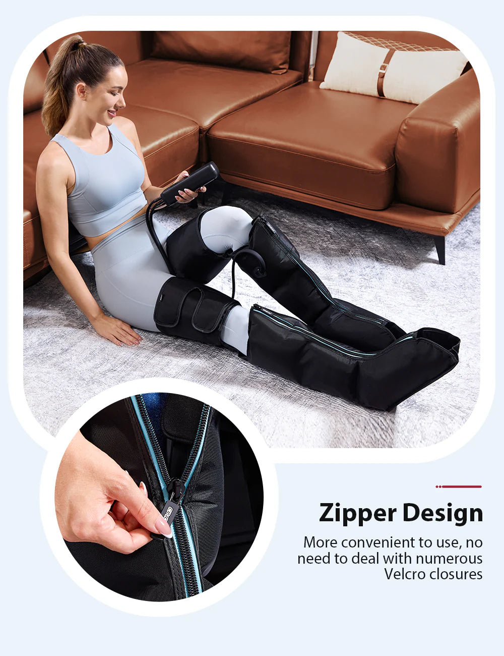 pgraded Full Leg Compression Massager 078A/105A