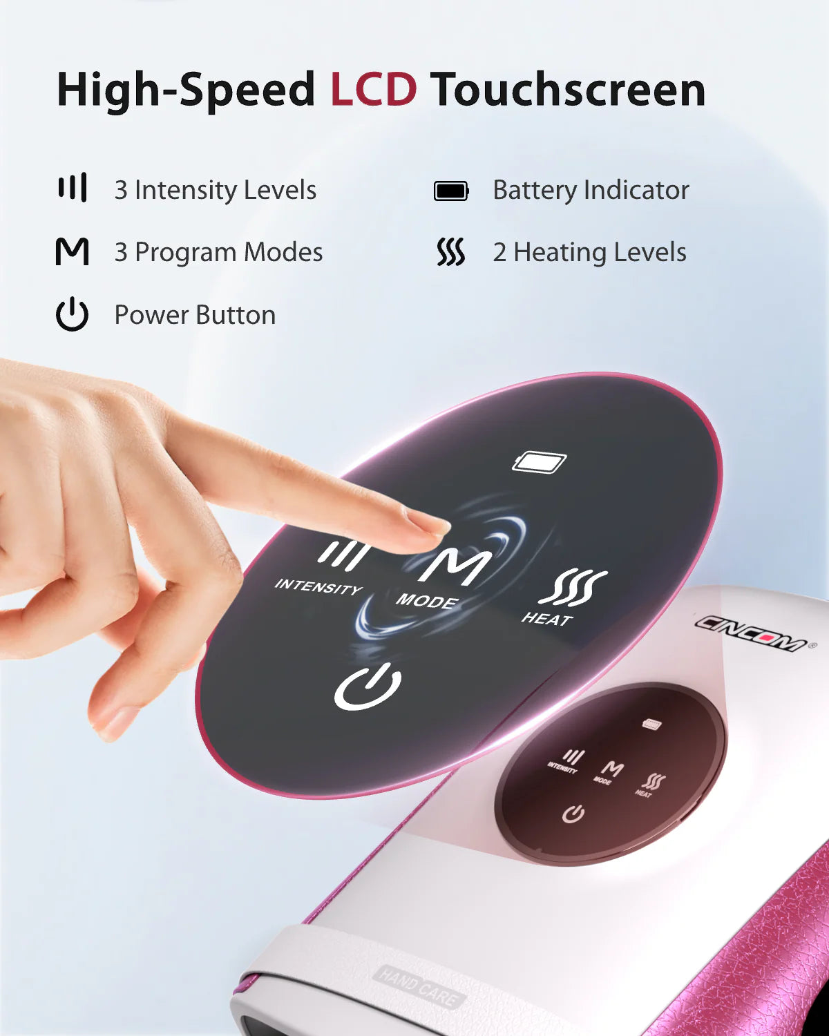 Smart Touch Finger and Hand Massager CM-096H (3 Colors)