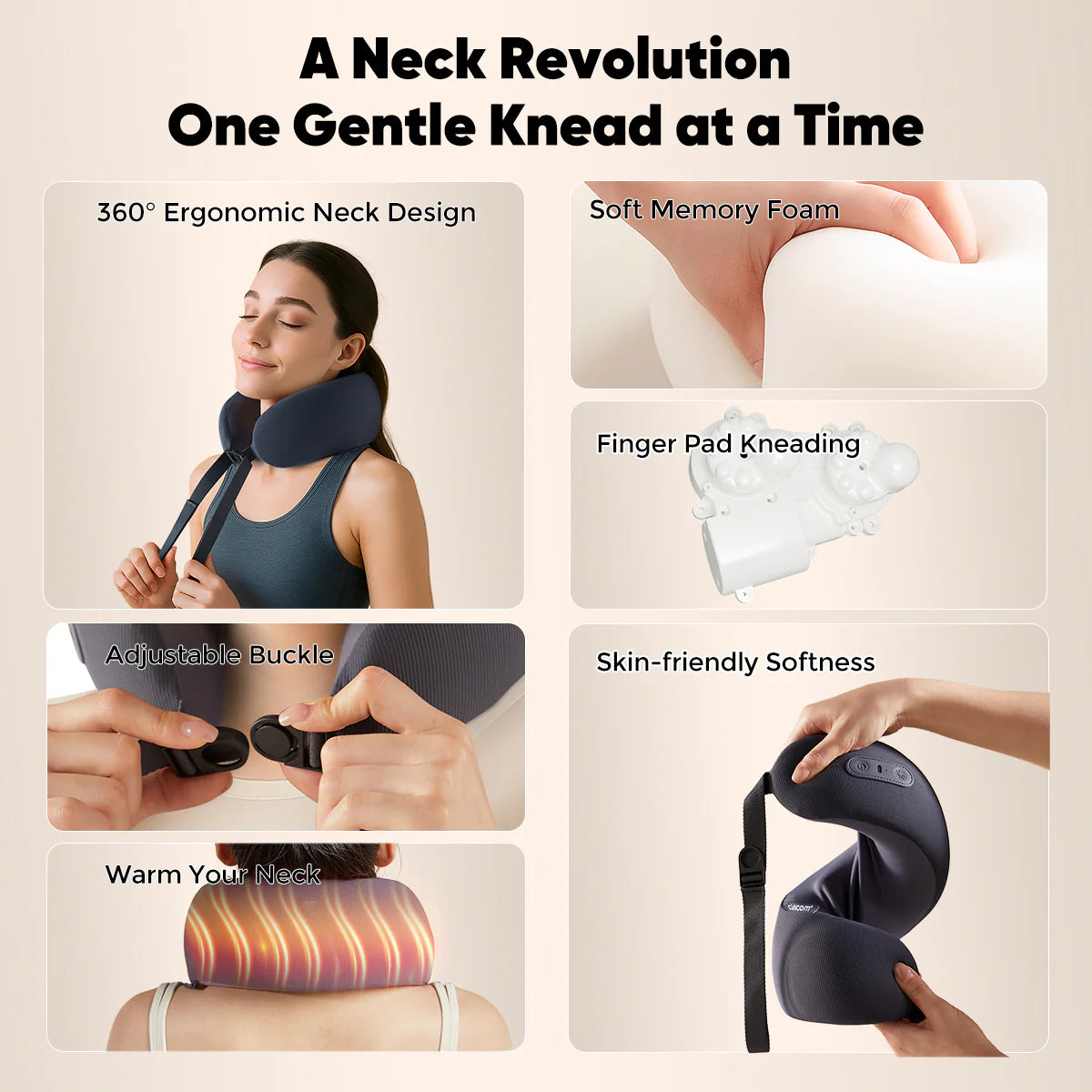 U-Shaped Neck Massager Pillow CM-128N
