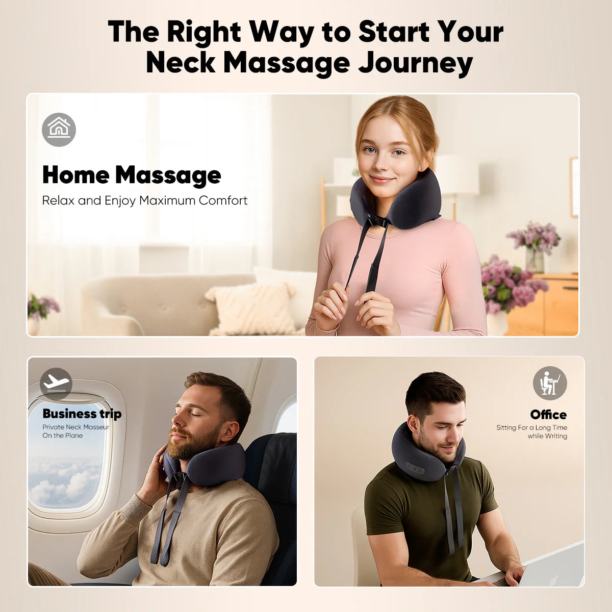 U-Shaped Neck Massager Pillow CM-128N