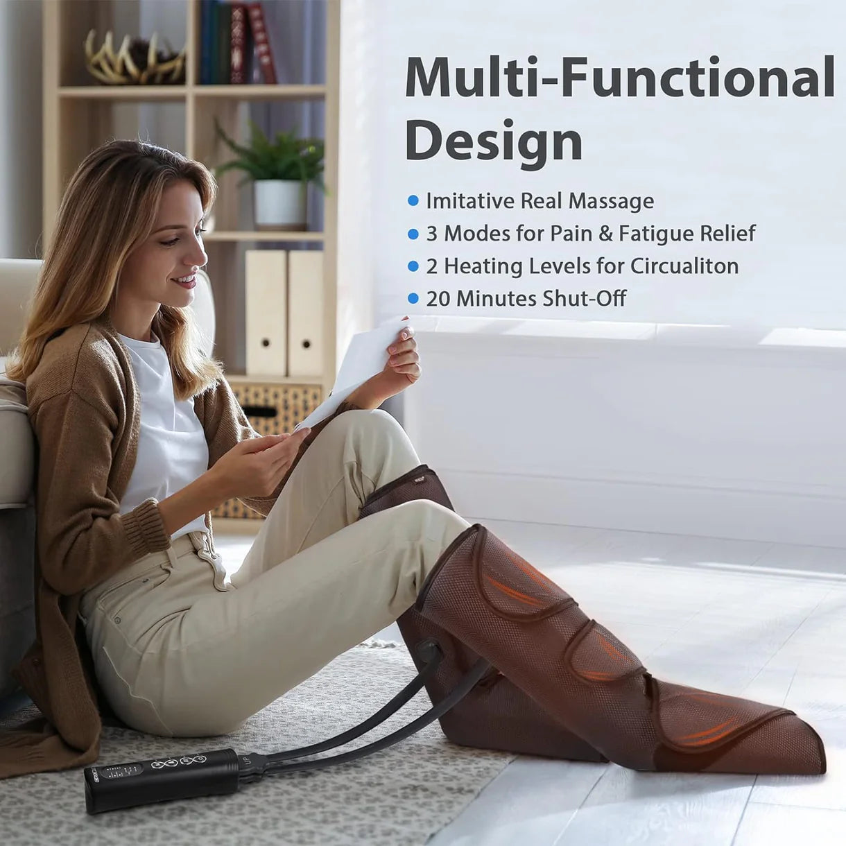 Foot and Leg Massager With Heat 030A