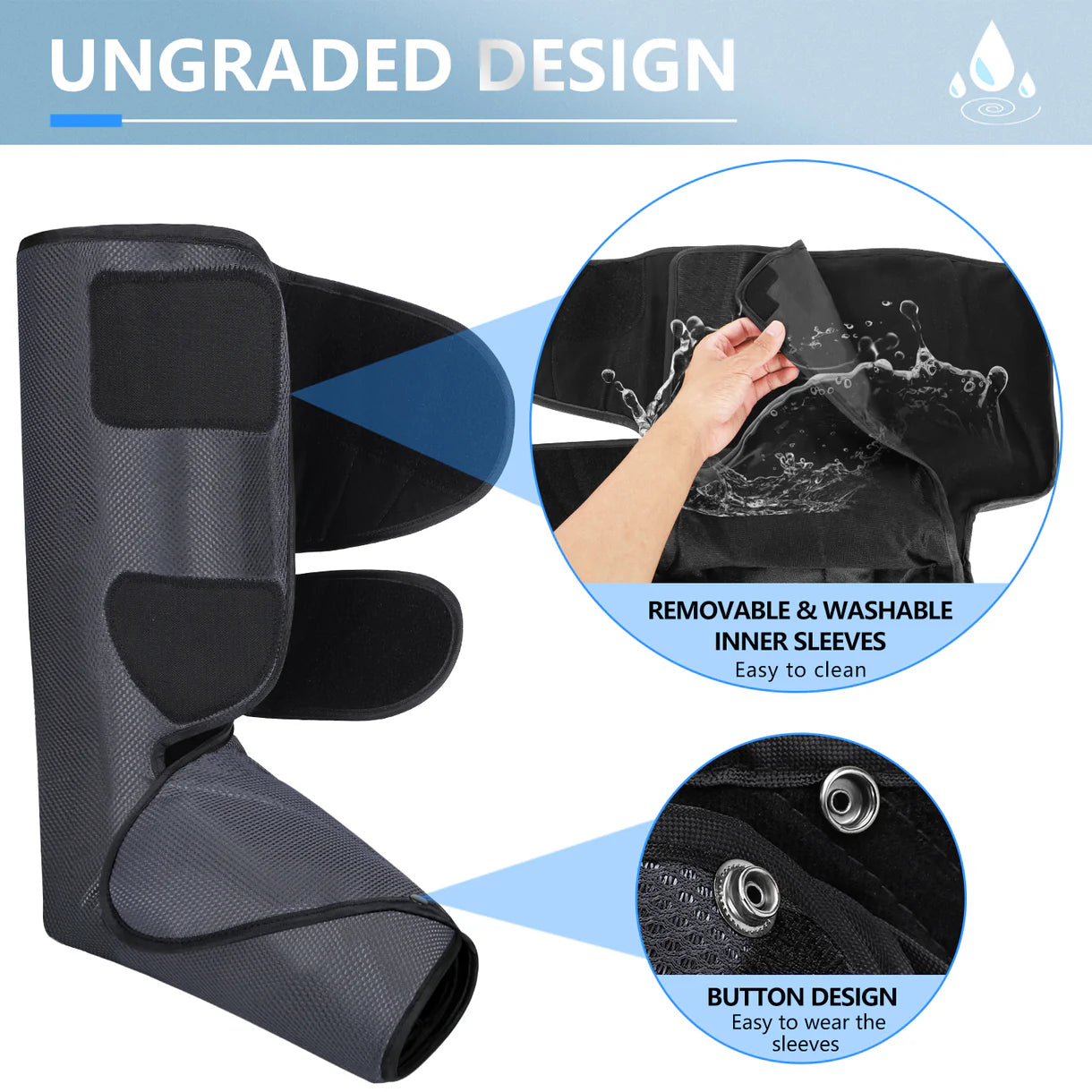 Foot and Leg Massager With Heat 030A