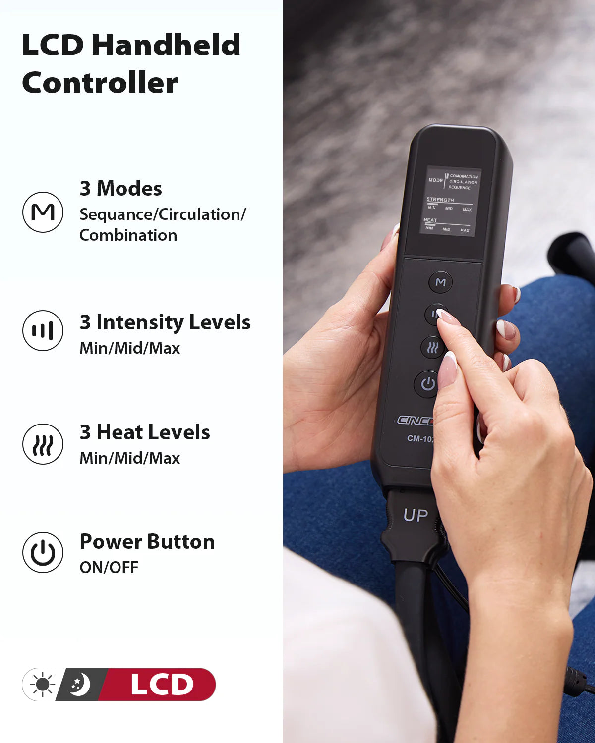 Foot and Leg Massager With Heat 030A