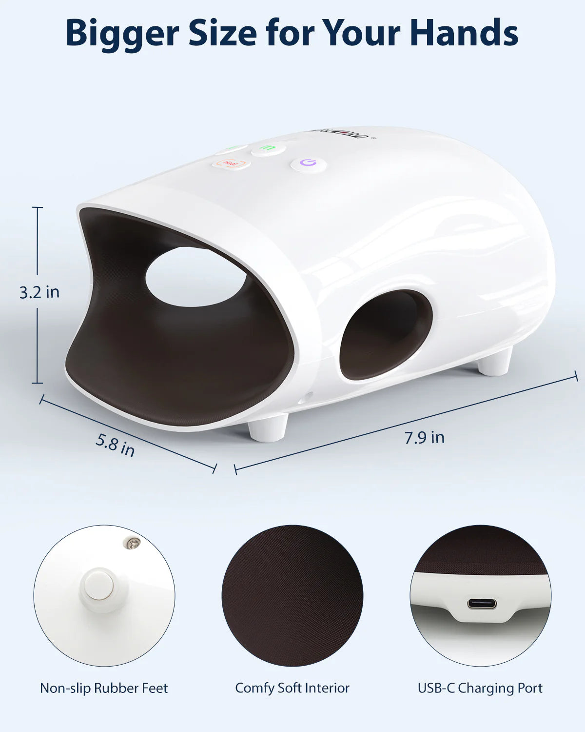Classic Hand Massager CM-026H (6 Colors)