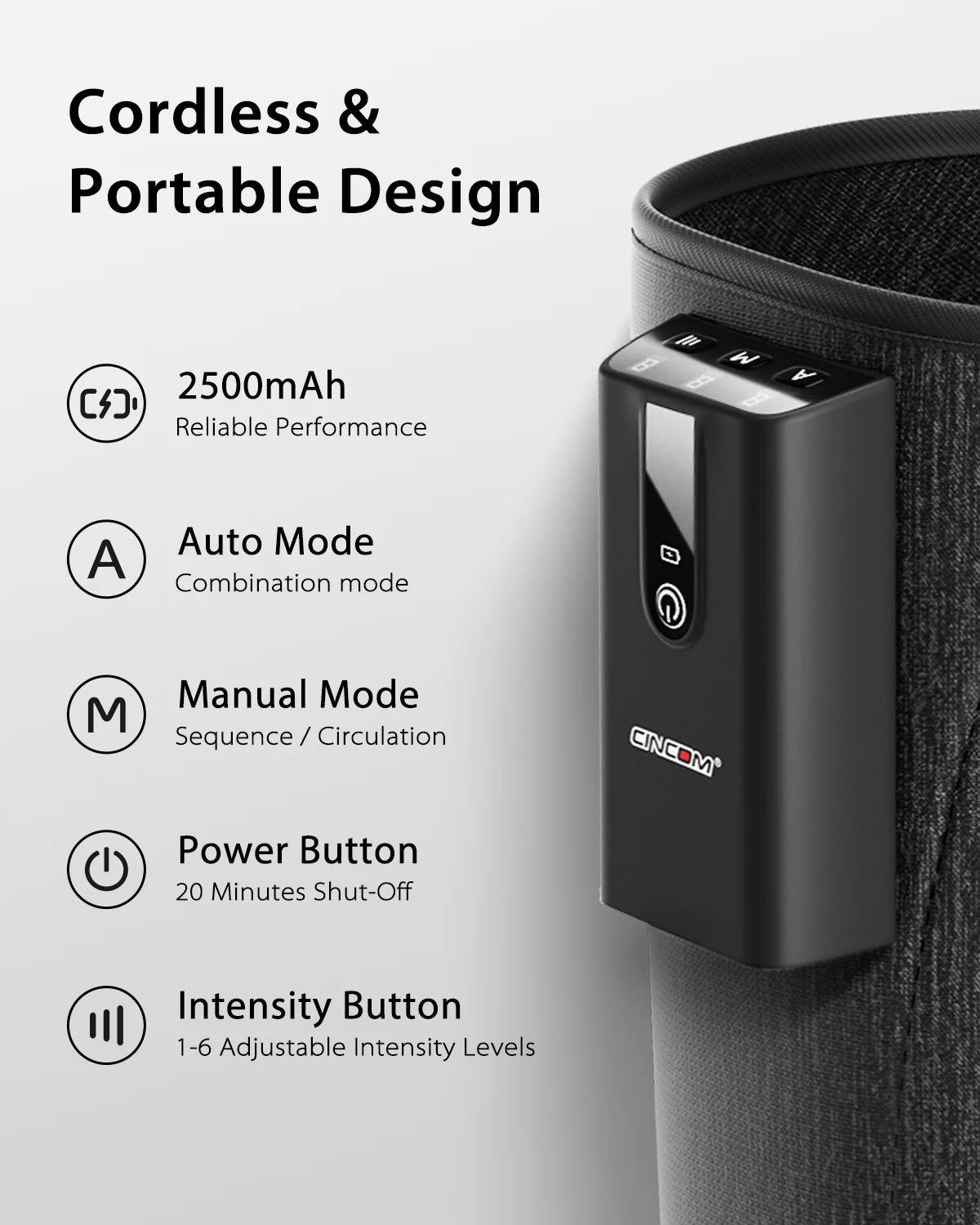 Premium Electric Calf Massager 120A / 121A (with Heat)