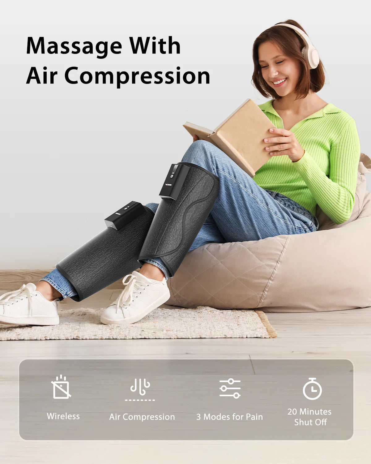 Premium Electric Calf Massager 120A / 121A (with Heat)