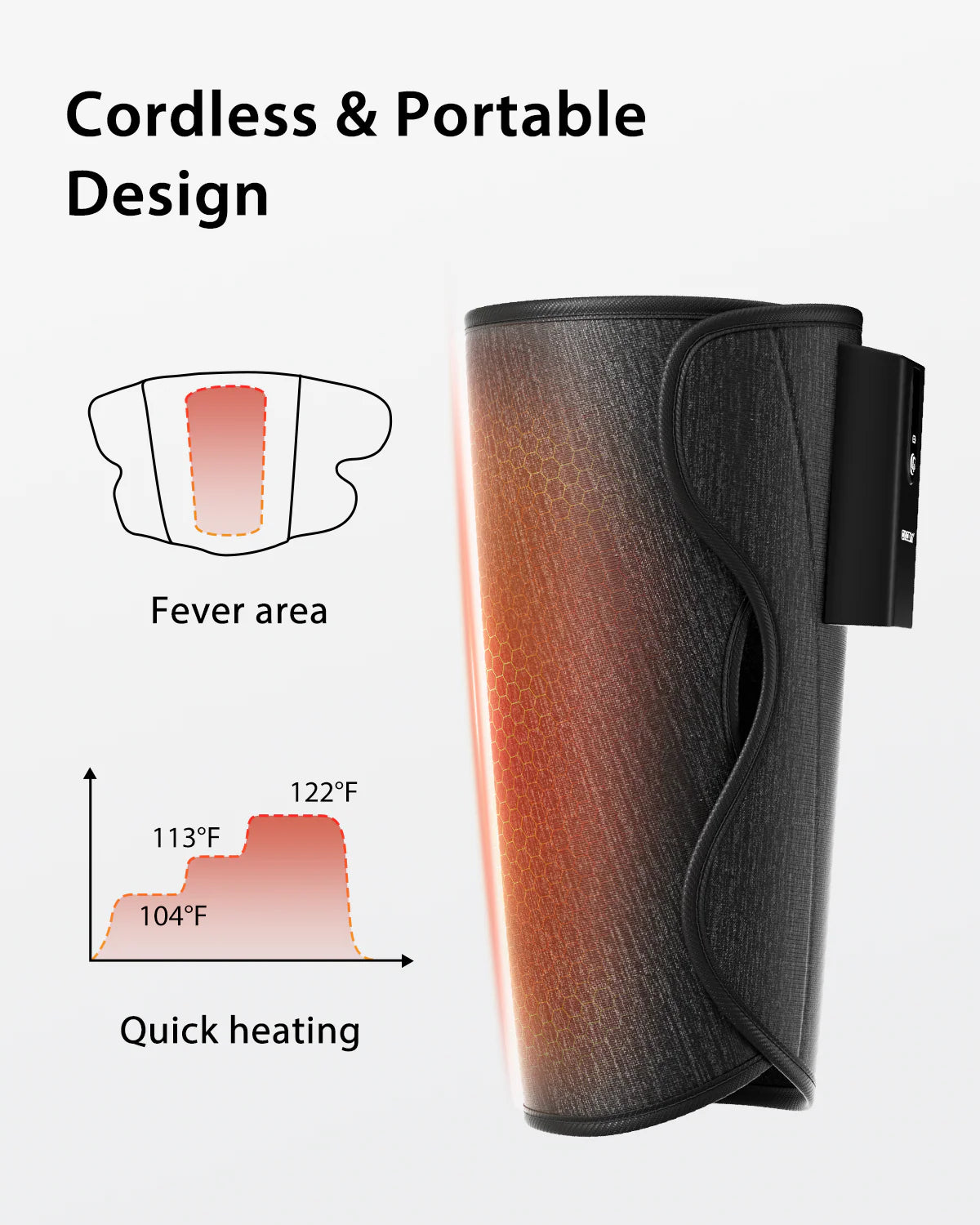 Premium Electric Calf Massager 120A / 121A (with Heat)